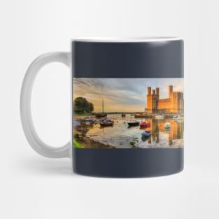 Caernarfon Castle Panoramic Mug